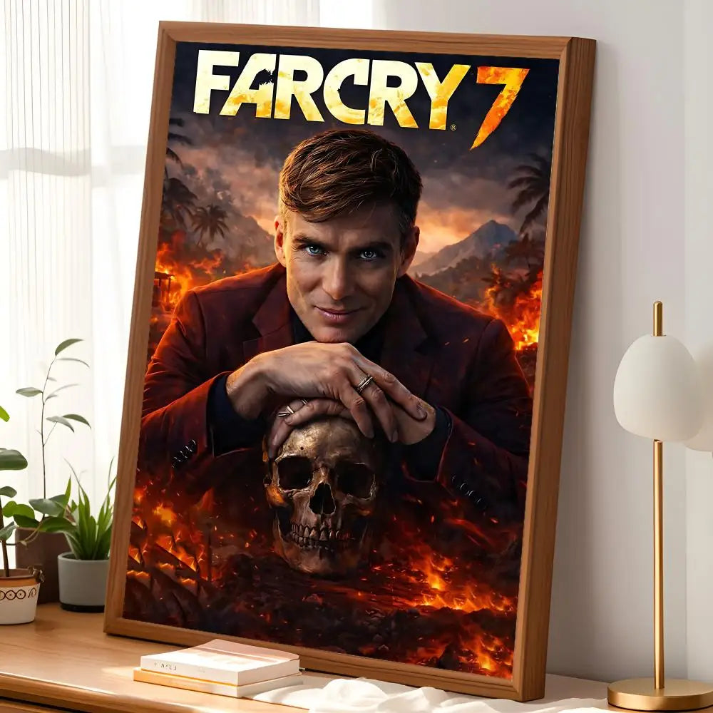 Far Cry Game HD Wall Art Poster – Self-Stick Waterproof Decor Wall Art Poster Axl