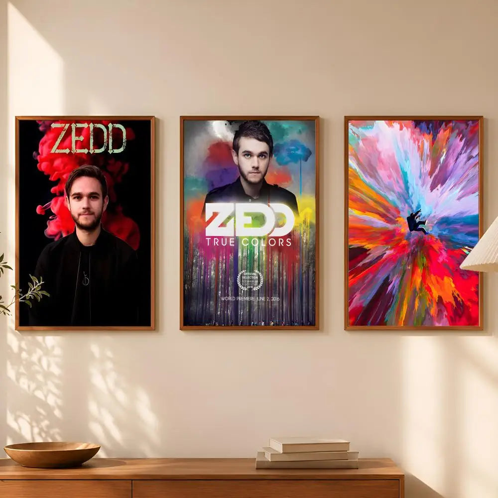 Zedd HD PVC Self-Stick Wall Art Poster | Waterproof Music Decor Wall Art Poster Axl