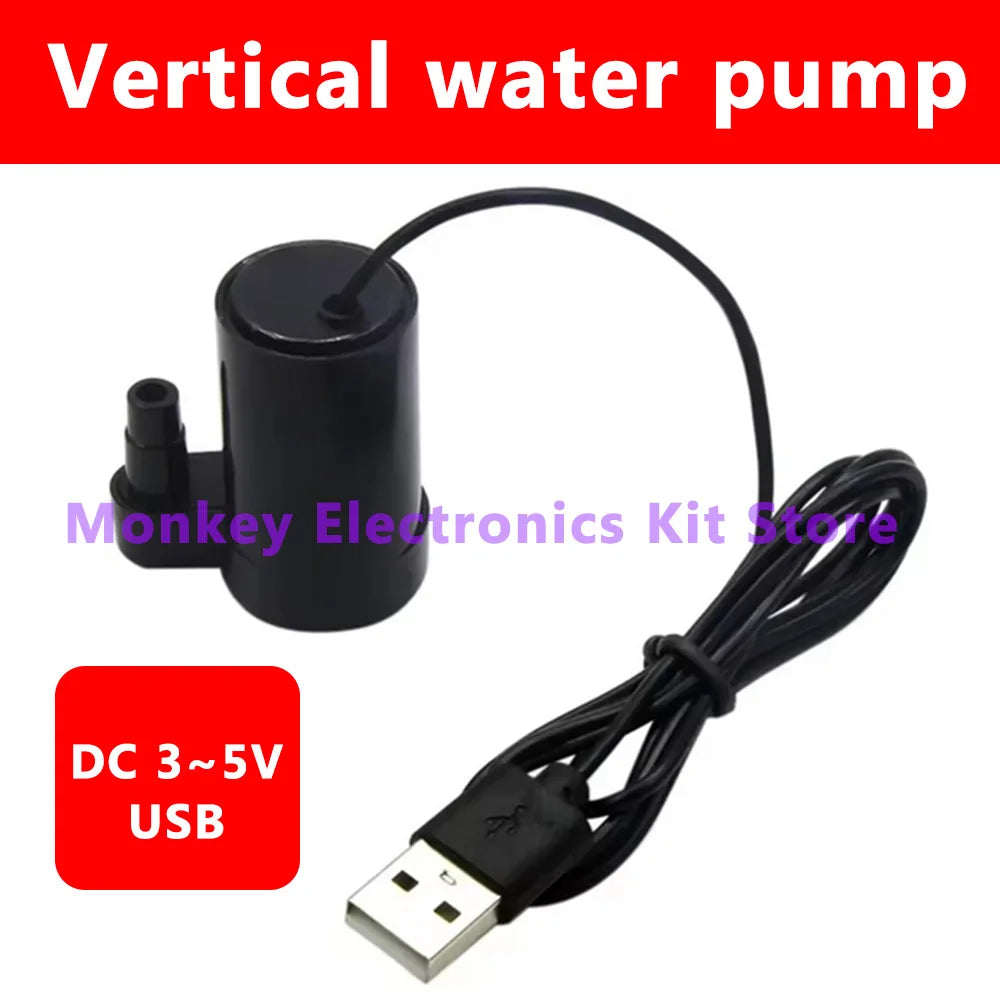 DC 3-5V USB Mini Brushless Submersible Water Pump | Aquarium Submersible Water Pump Axl