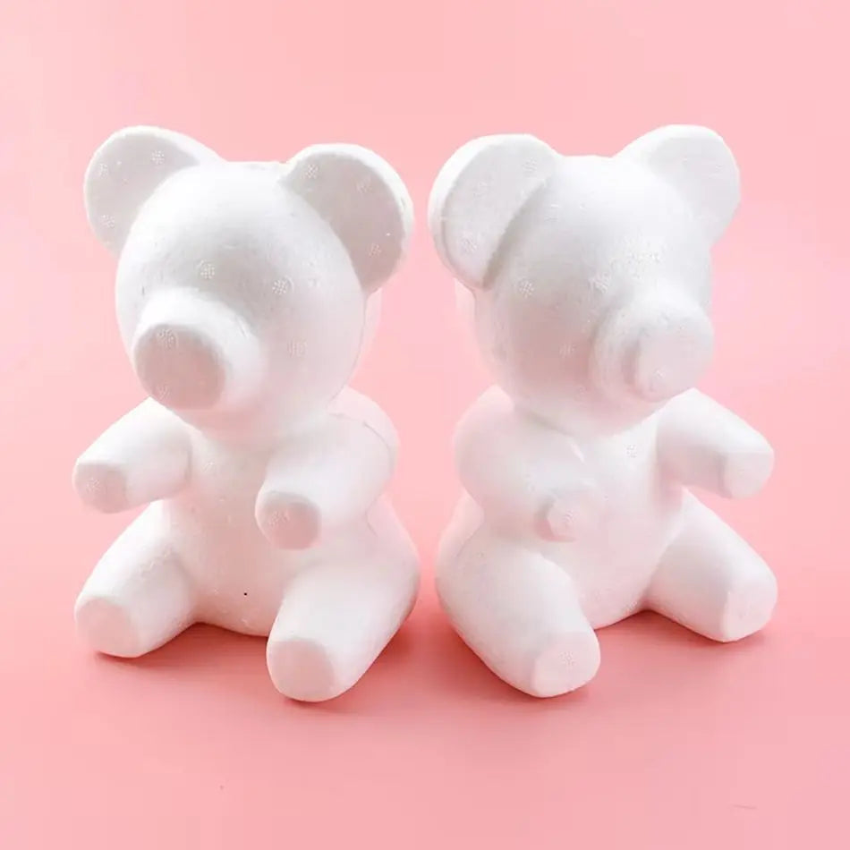 Foam Teddy Bear Rose Mold DIY Gift – 20cm & 30cm Sizes Foam Floral Craft Mold Axl