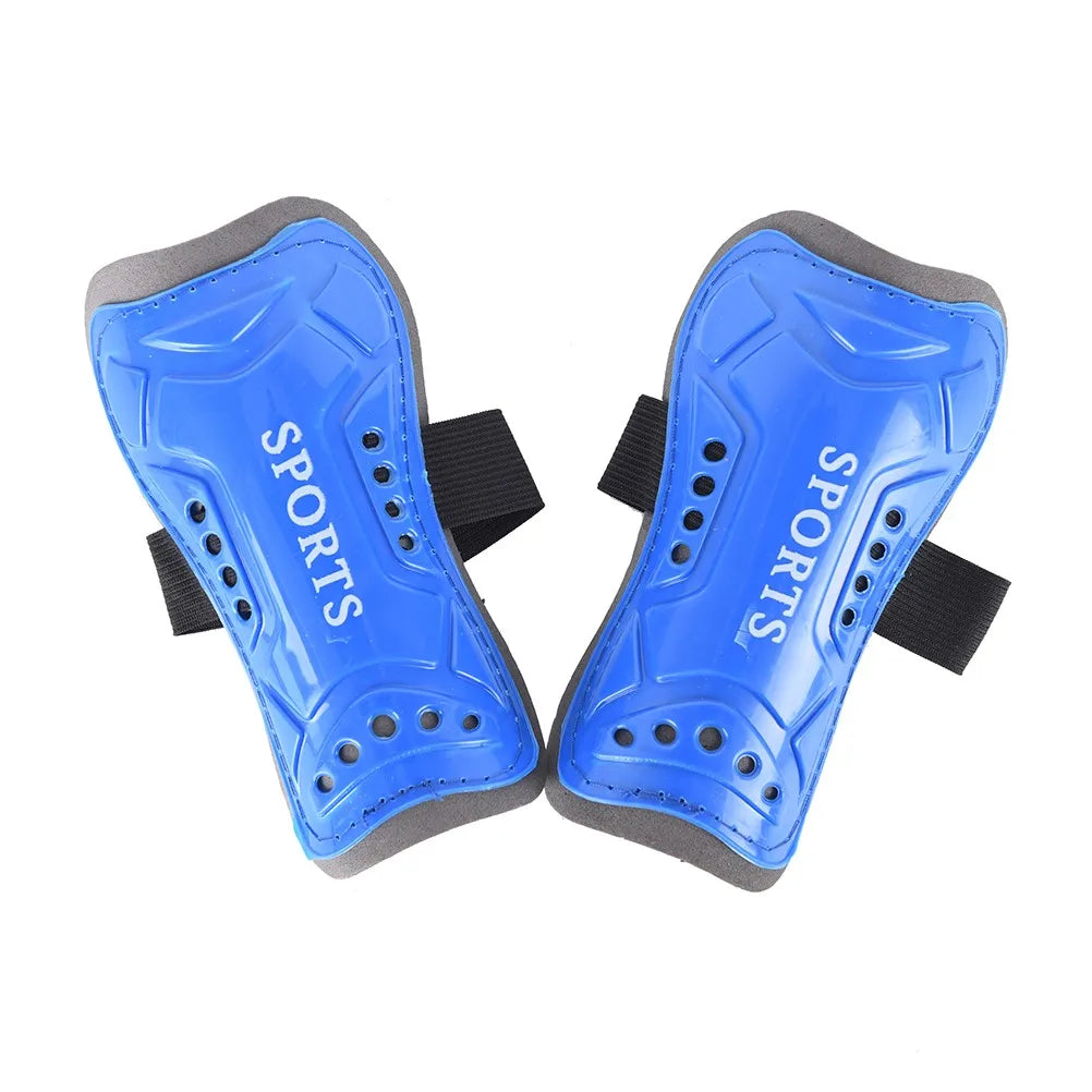 Kids Soccer Shin Guards – Lightweight Football Leg Protector Pair Soccer Shin Guards Axl Blue