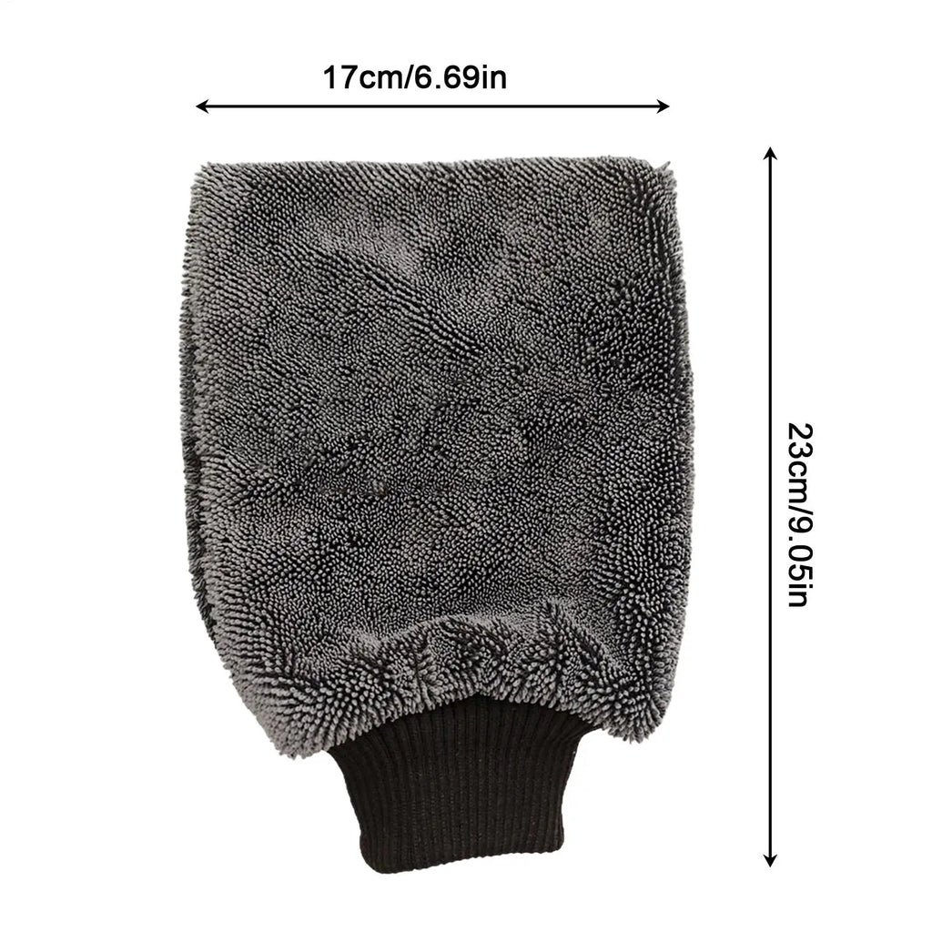 Microfiber Car Wash Mitt – Absorbent Glove for Auto, SUV & RV Car Wash Mitt Axl