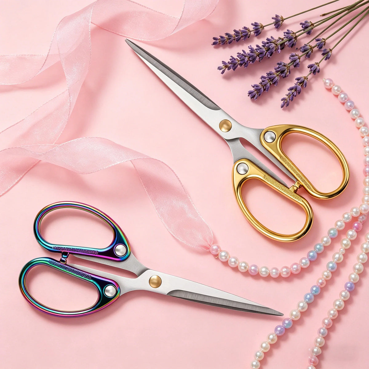 Premium Tailor & Embroidery Scissors – Stainless Steel 1 or 2 Pcs Tailor Scissors Axl Scissors-2PCS