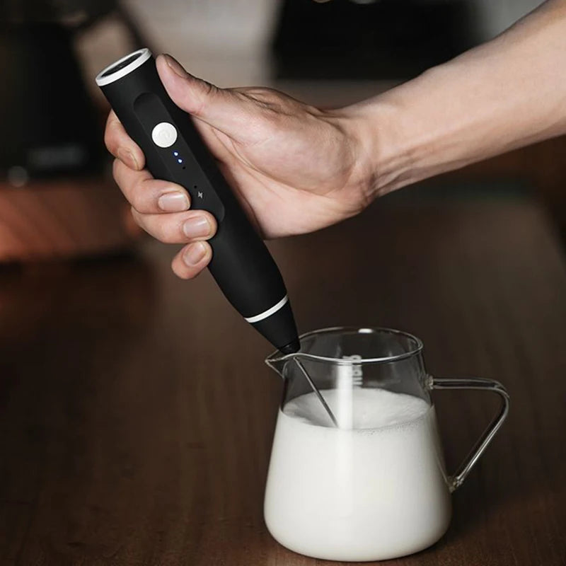 Wireless Rechargeable Handheld Milk Frother – High-Speed Blender Handheld Milk Frother Axl