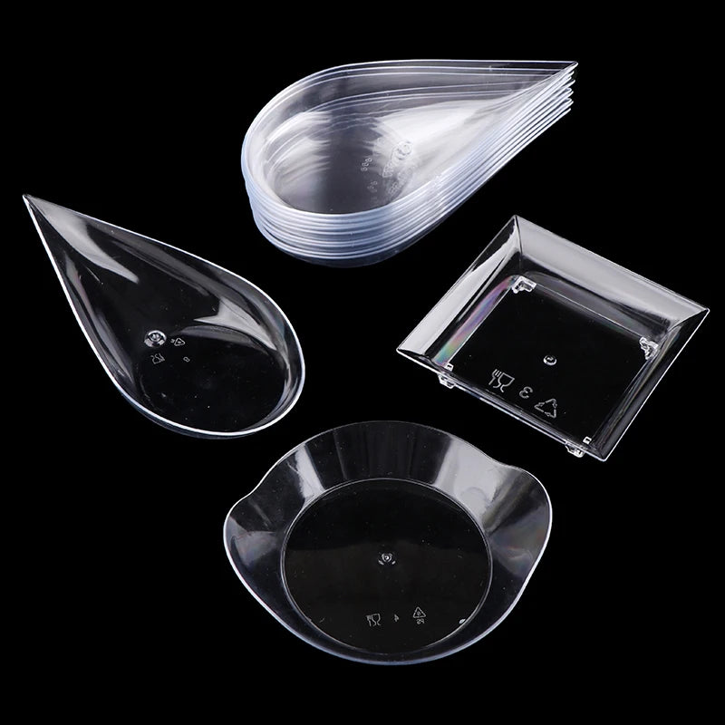 10-Pack Mini Transparent Dessert Cups – Mousse & Appetizer Plates Dessert Cup Set Axl