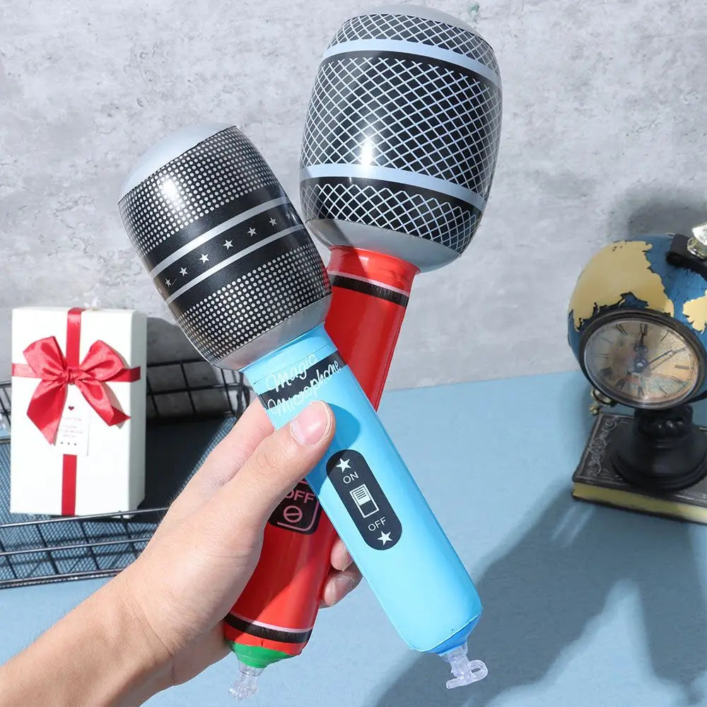12-Pack Inflatable Microphone Props – Party & Stage Toys Inflatable Party Props Axl