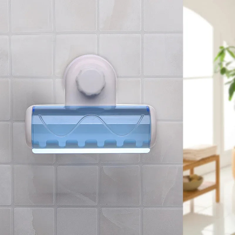 Wall Mounted Toothbrush Holder with Suction Cup | No Drill Toothbrush Holder Axl