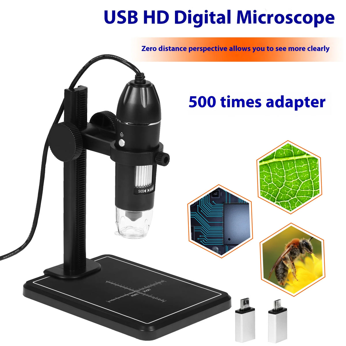 Digital USB Microscope 3-in-1 | 1000X–1600X Magnification Digital USB Microscope Axl 12