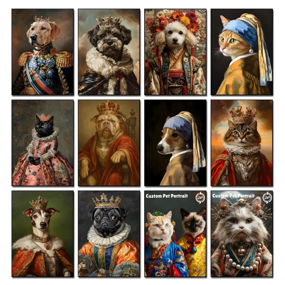 Pet Portrait Poster – HD Waterproof Peel & Stick Wall Art Wall Art Poster Axl