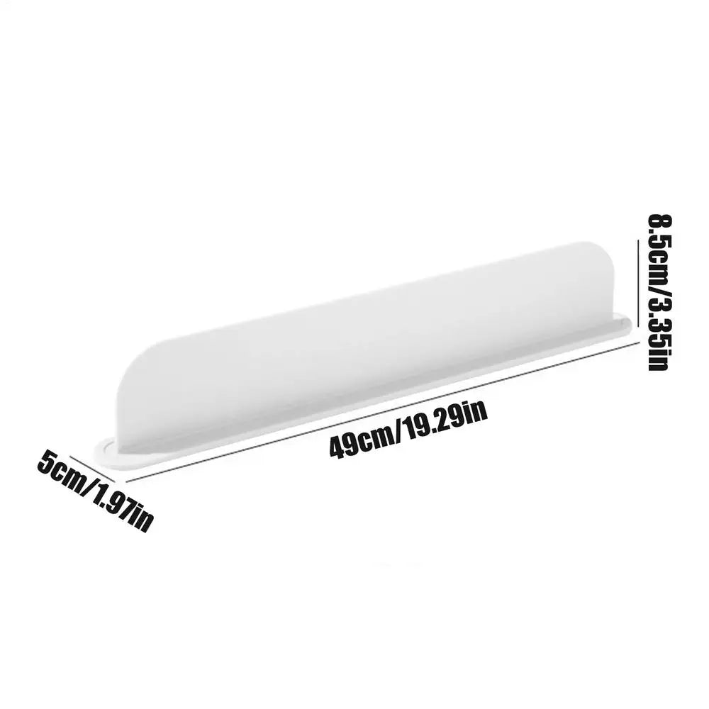 Silicone Sink Splash Guard – Kitchen & Bathroom Water Barrier Sink Splash Guard Axl White
