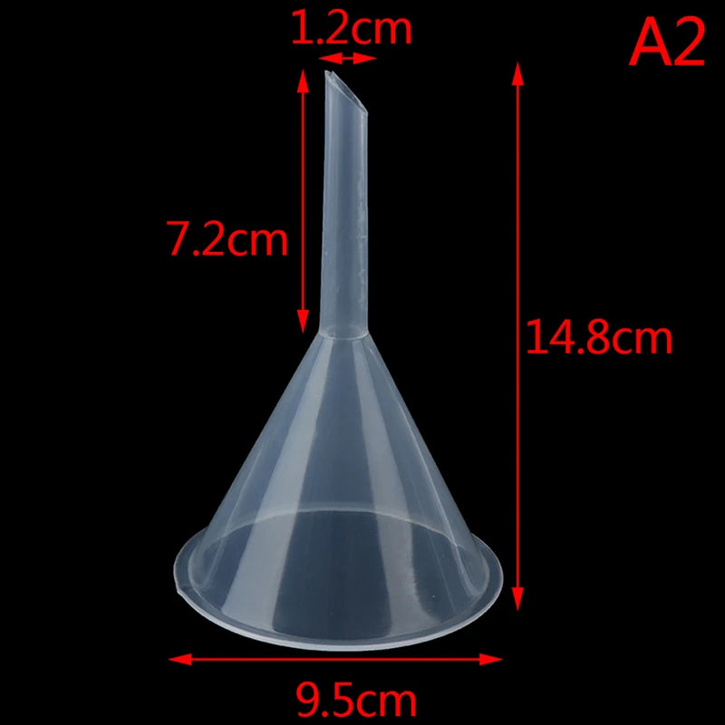 Clear Plastic Lab Filter Funnel – 60mm & 90mm Mouth Lab Filter Funnel Axl 90mm