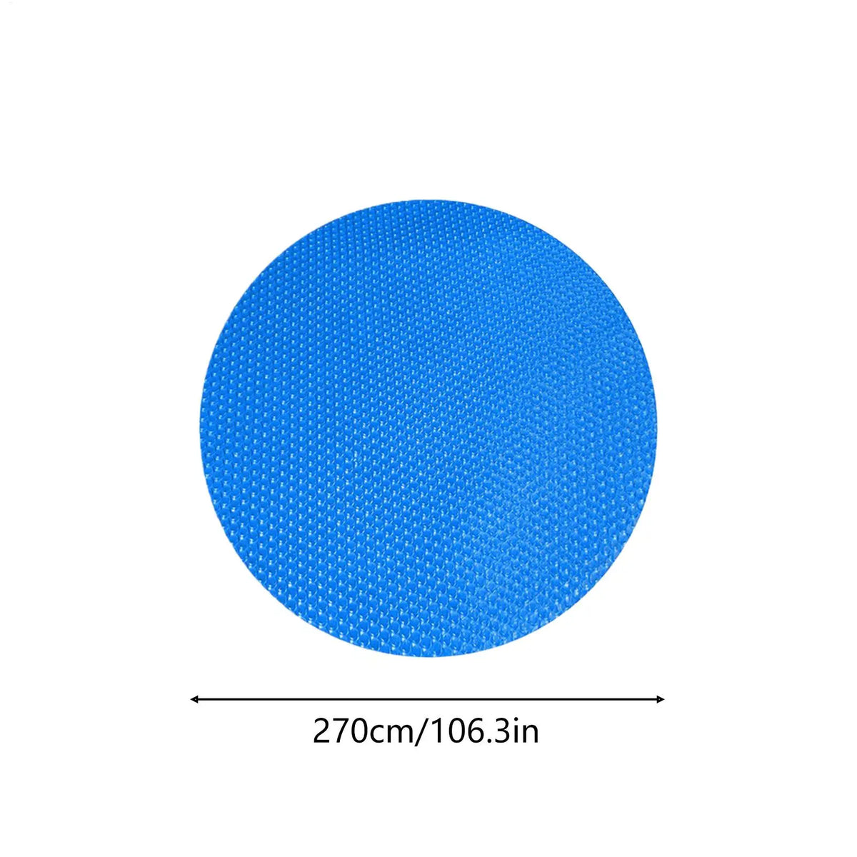 Round Solar Pool Cover – PE Bubble Blanket 6–12 FT Sizes Solar Pool Cover Axl