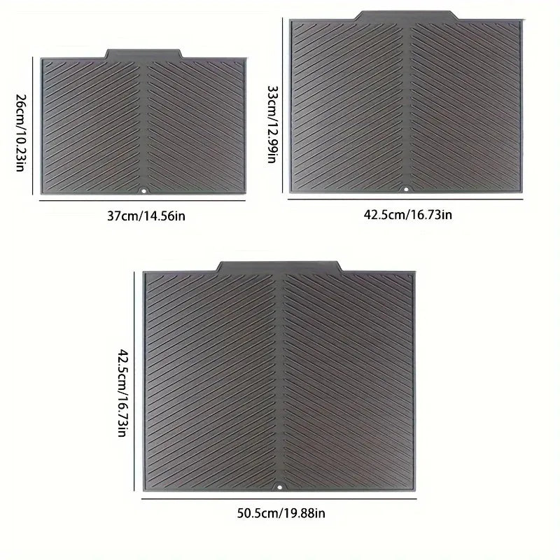 Silicone Drying Mat – Non-Slip Dish Drain Pad & Heat-Safe Coaster Silicone Drying Mat Axl