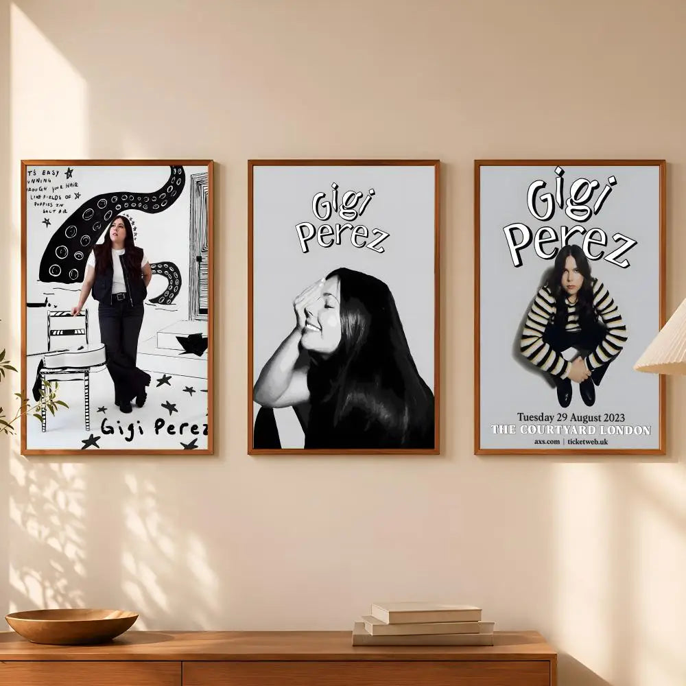 Gigi Perez HD PVC Self-Stick Wall Art Poster | Waterproof Décor Wall Art Poster Axl