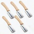 Stainless Steel Peeler Set with Wooden Handle – 1 to 10 Pc Vegetable Peeler Set Axl 5pcs