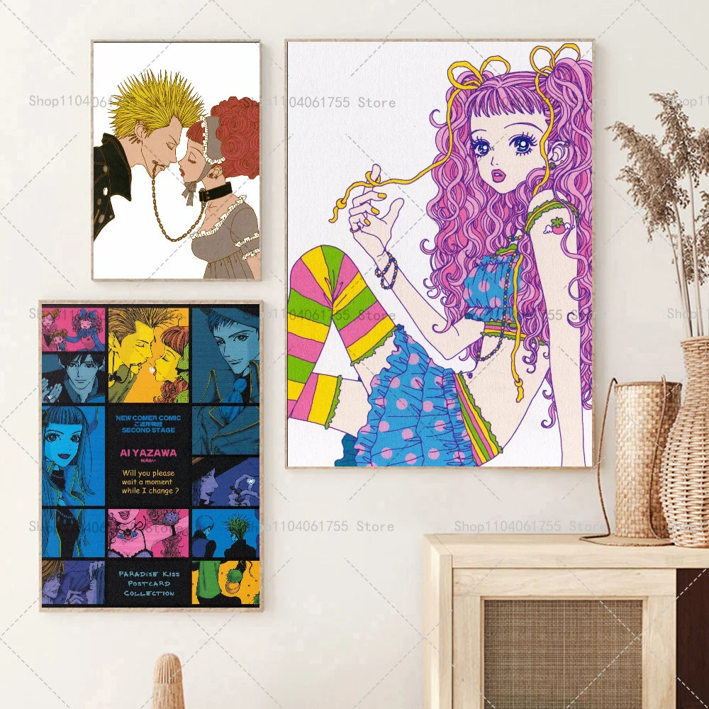 Anime Paradise Kiss Wall Poster – Self-Adhesive Waterproof Art Wall Art Poster Axl