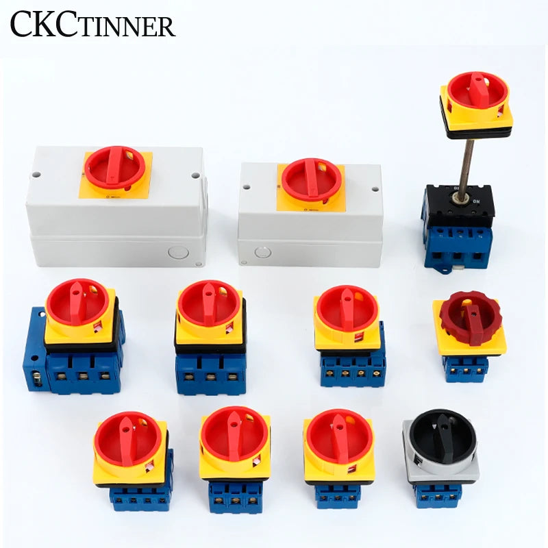 LW30 Rotary Load Circuit Breaker Switch 25A–100A Universal Rotary Circuit Breaker Switch Axl