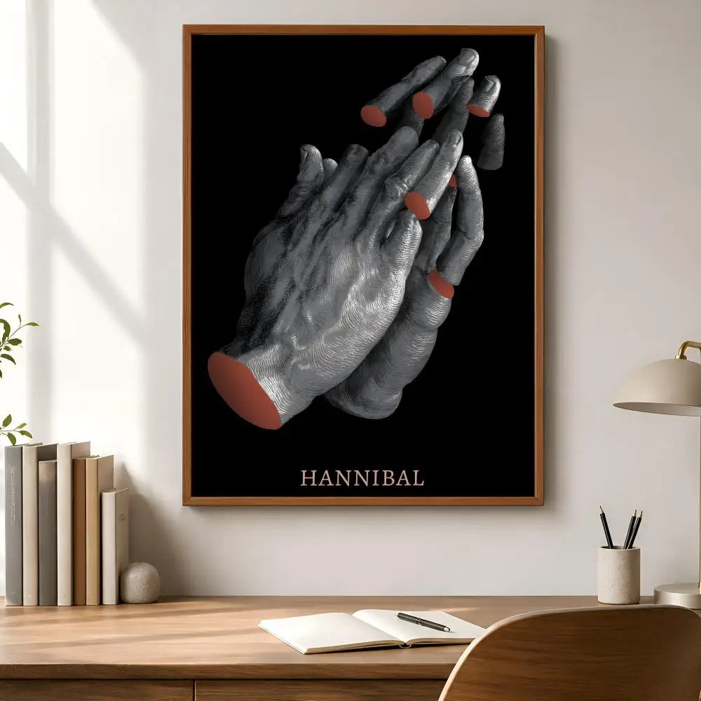 Hannibal TV Show Poster – Waterproof PVC Peel-and-Stick Wall Art Wall Art Poster Axl