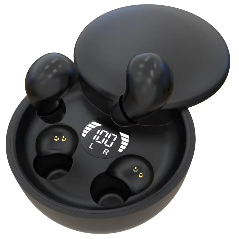 SK26 Bluetooth 5.4 Wireless Earbuds – Sleep & Sport TWS Wireless Earbuds Axl black