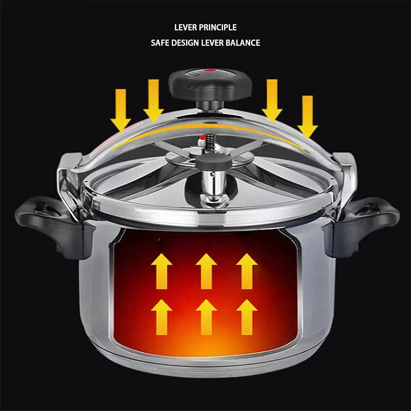 Aluminum Pressure Cooker 3L–5L | Gas Stovetop Canner Stovetop Pressure Cooker Axl