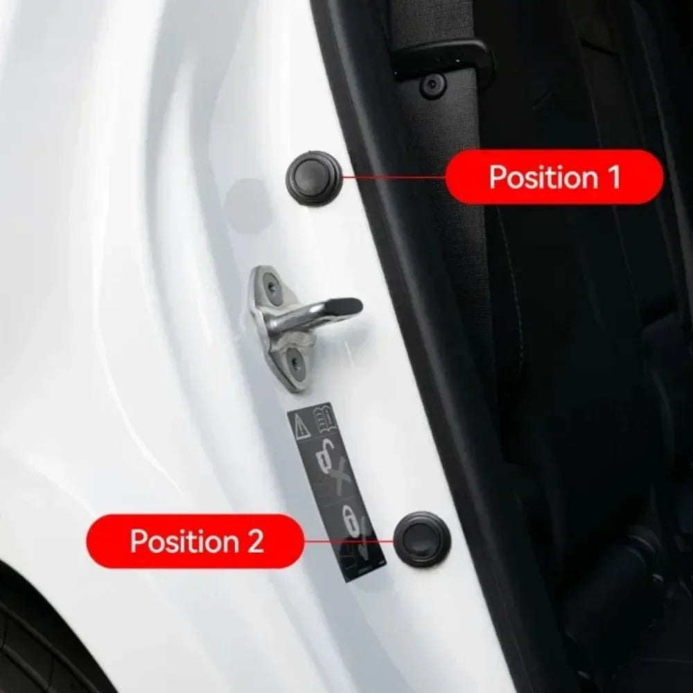 Car Door Silicone Buffer Pads – Anti-Noise Shock Absorber Mat Car Door Buffer Pad Axl