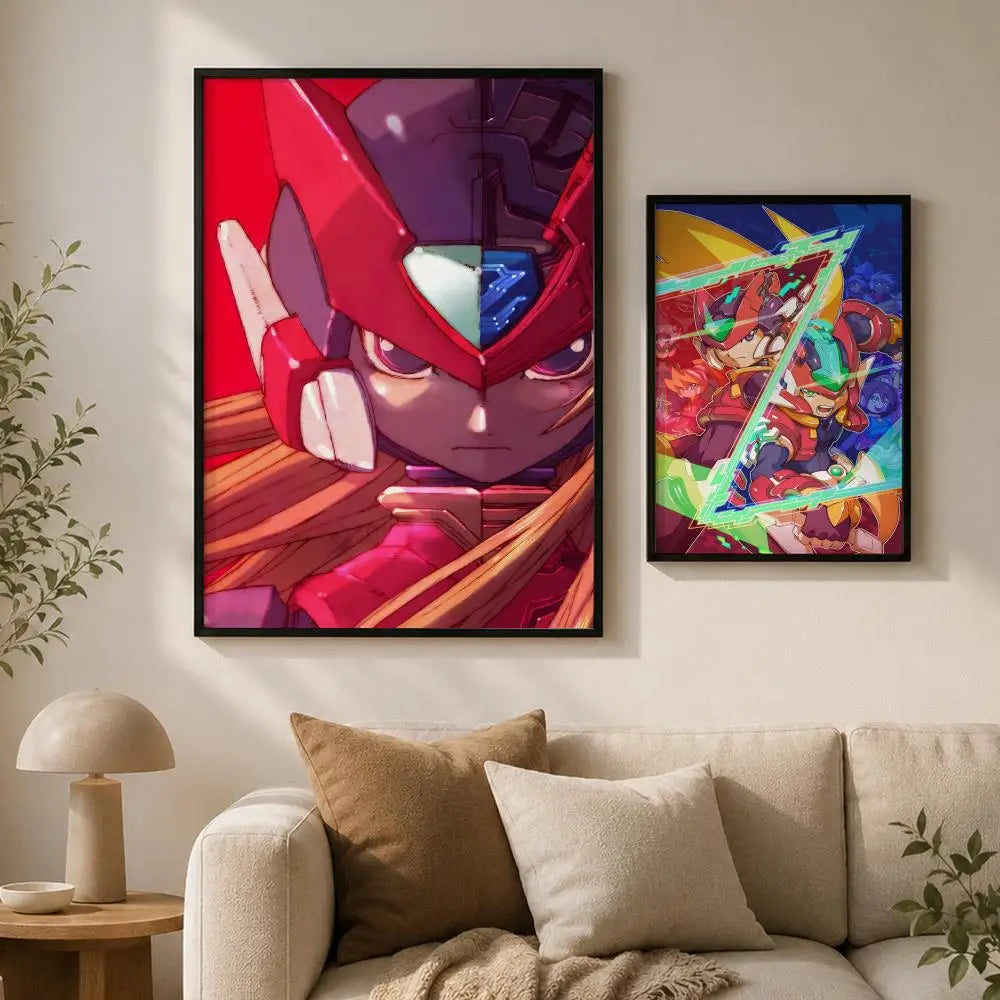 Man Zero Self-Adhesive Waterproof Wall Poster | HD Anime Art Decorative Wall Poster Axl