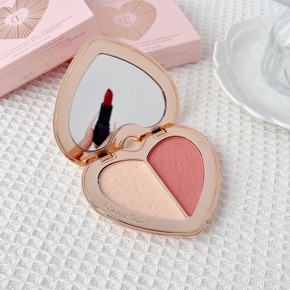 Charlotte Tilbury Powder Duo Blush with Moisturizing Oil | Makeup Powder Duo Blush Axl