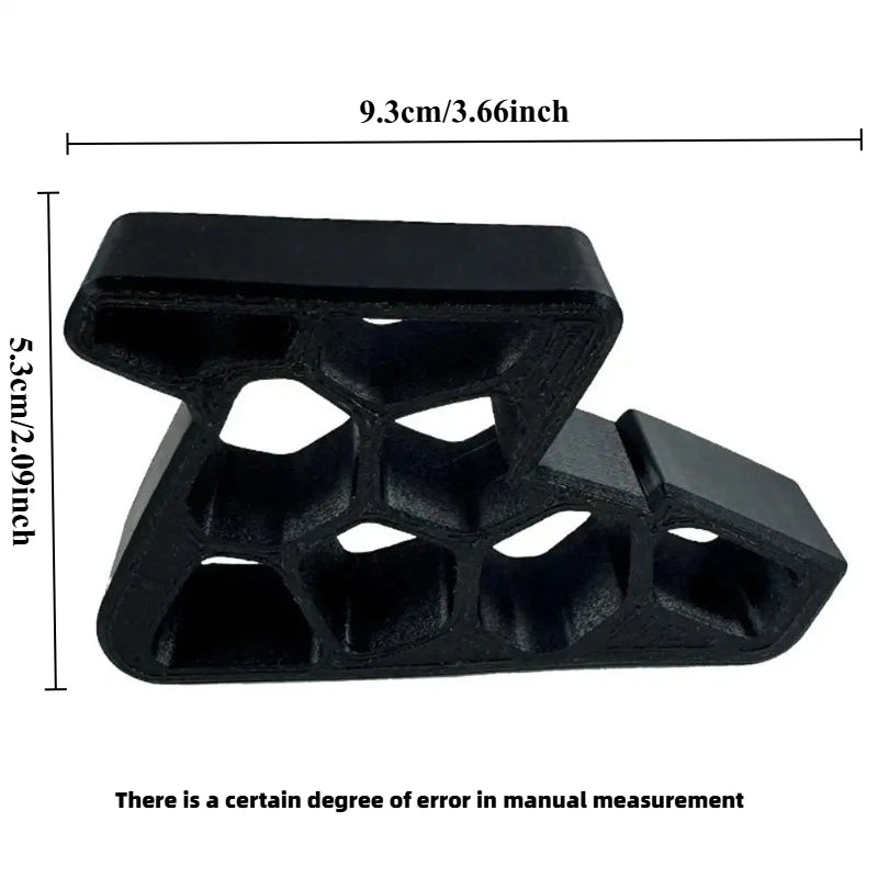Heavy Duty Non-Slip Door Stopper Wedge – Home Office Bath Door Stopper Wedge Axl black
