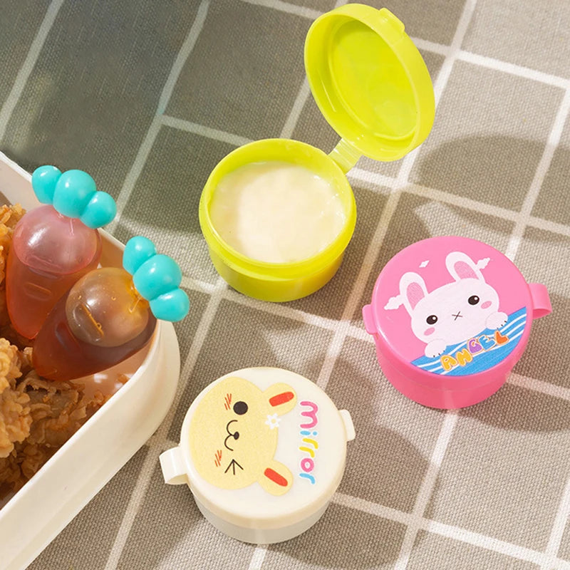 Mini Condiment Squeeze Bottles – Portable Sauce Jars Set 3/4 Pc Condiment Squeeze Bottles Axl