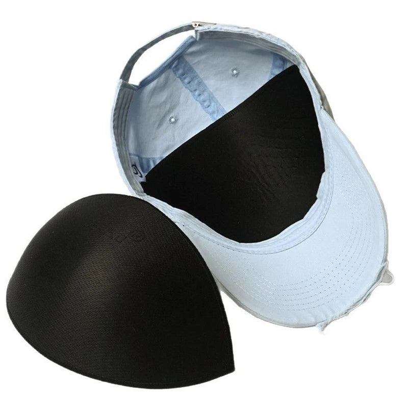 Baseball Cap Inner Support Liner – Adjustable Cotton Brim Retainer Cap Support Liner Axl