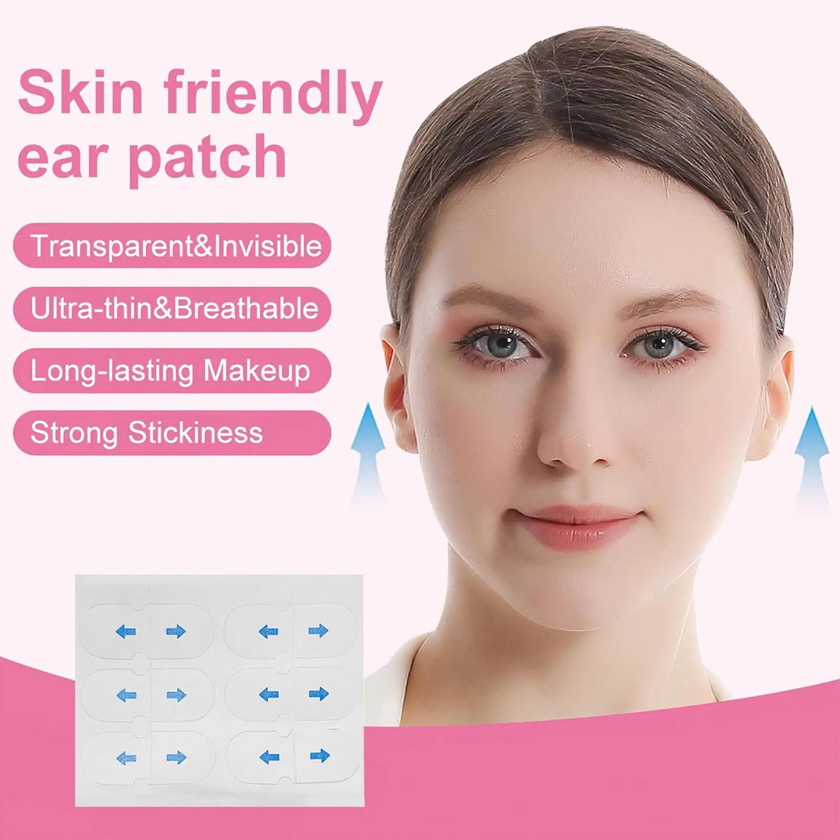 Invisible Ear Tape – Silicone Ear Corrector Stickers 15/30 Pairs Ear Corrector Tape Axl