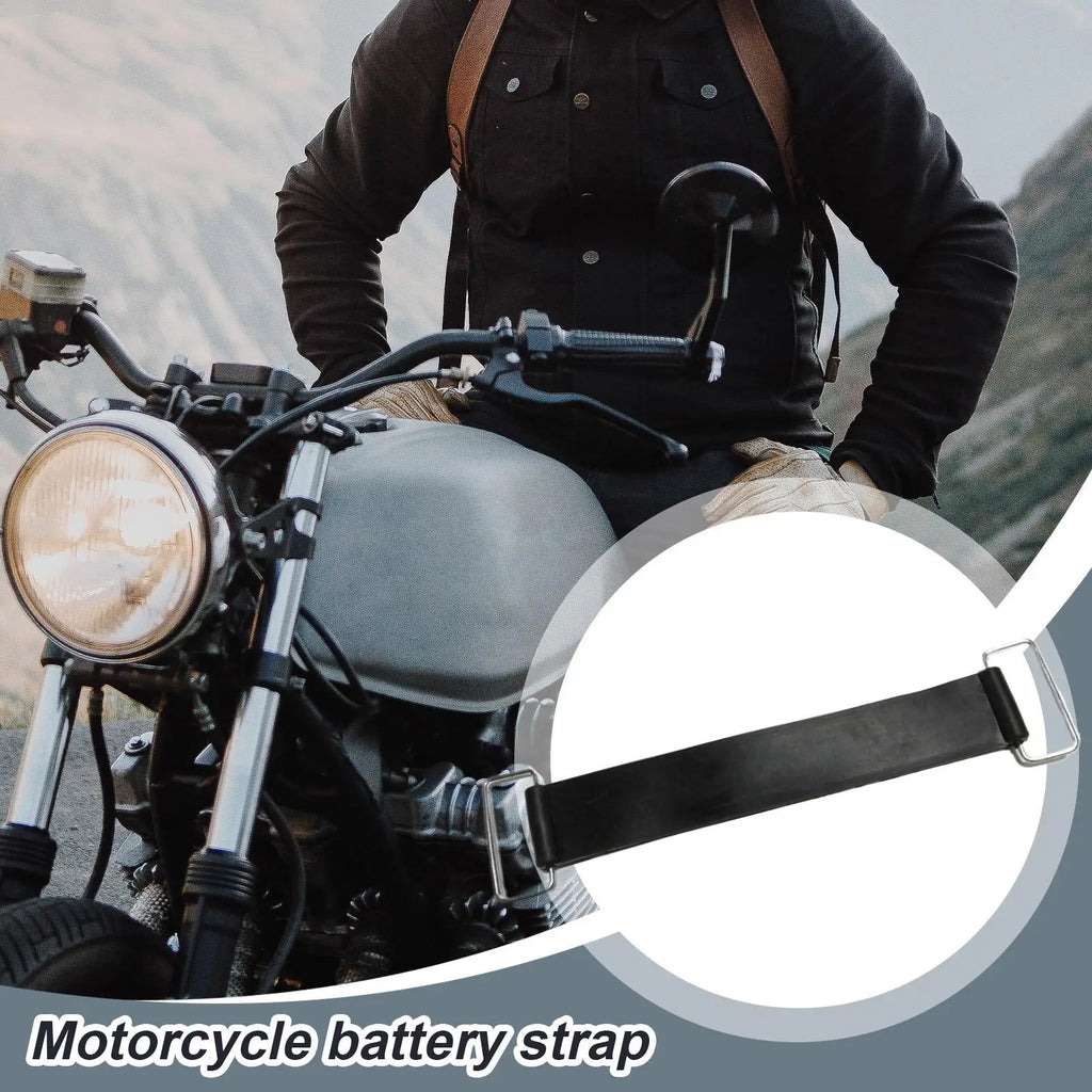 Stretchable Motorcycle Battery Strap – Secure Hold Band Battery Hold-Down Strap Axl