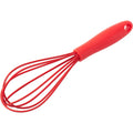 Mini Silicone Egg Whisk – Manual Hand Beater Baking Tool Silicone Egg Whisk Axl Red Egg Beater