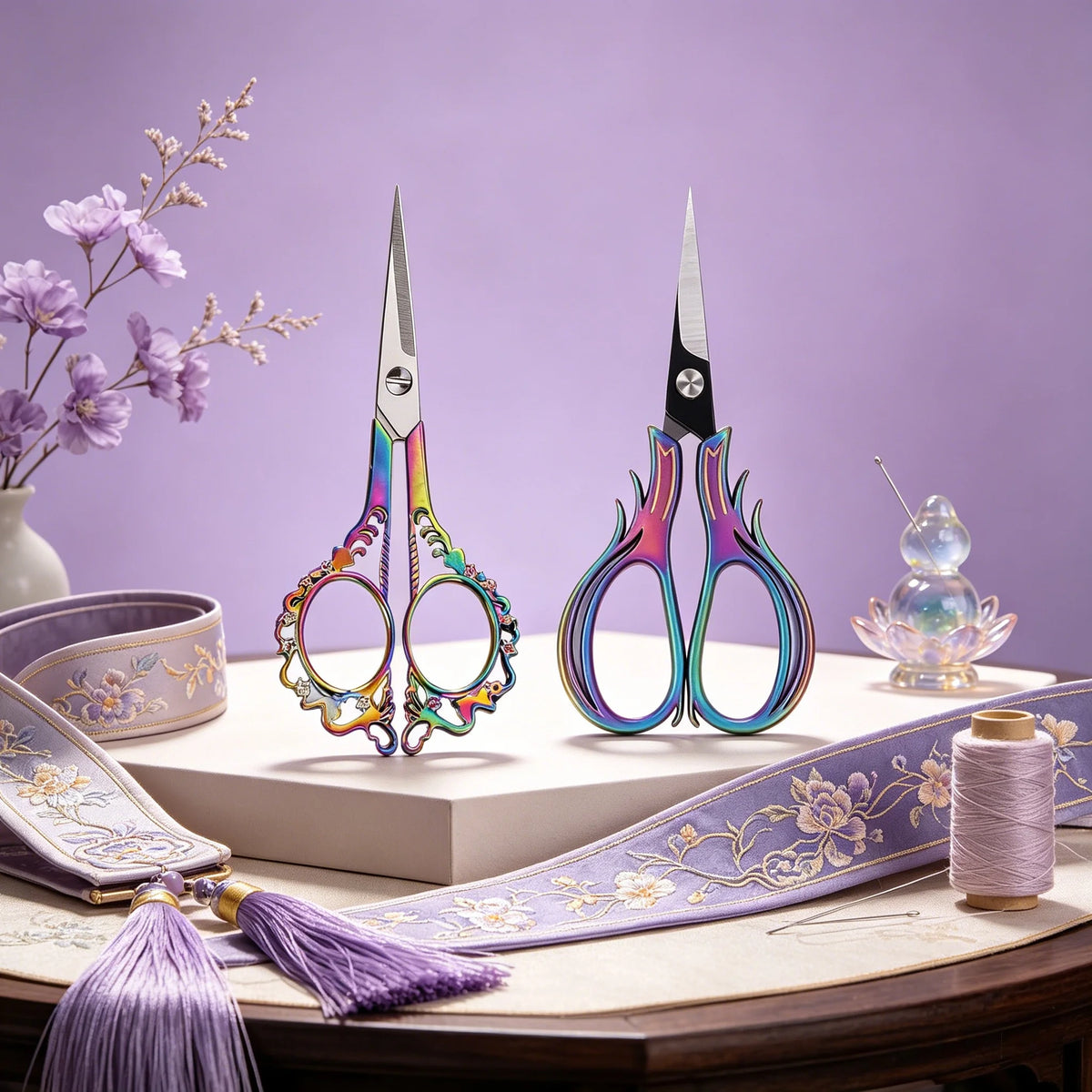 Retro Stainless Steel Sewing Scissors – Tailor & Embroidery Craft Scissors Axl