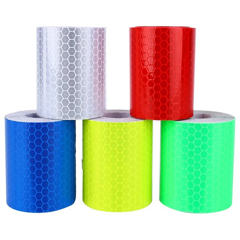 Car Truck Reflective Safety Warning Tape 1m×5cm Self-Adhesive Reflective Safety Tape Axl