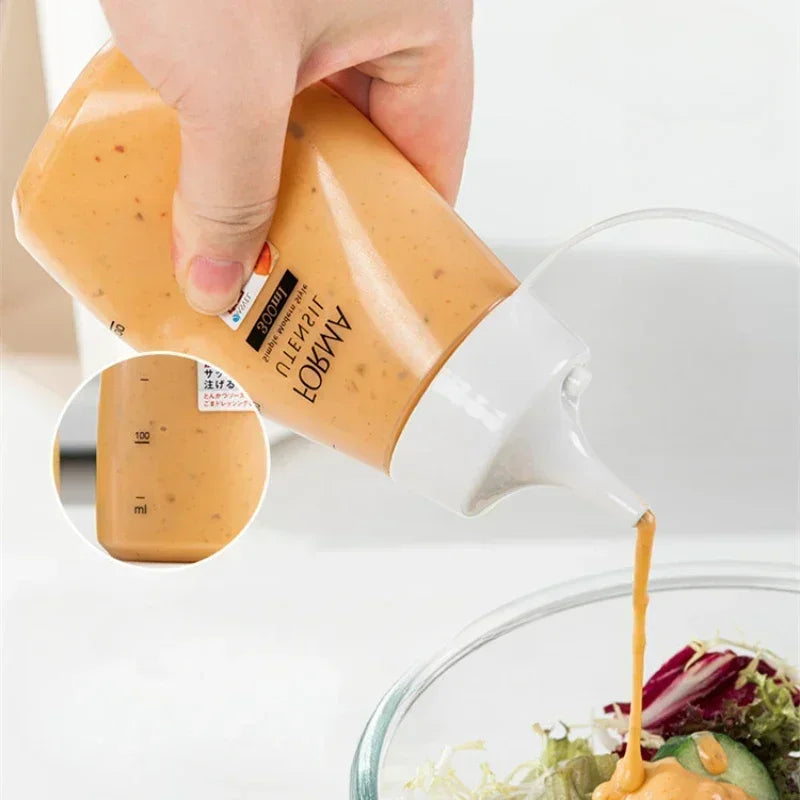 Leak-Proof 400ml Squeeze Bottle – Oil, Sauce & Honey Dispenser Condiment Squeeze Bottle Axl