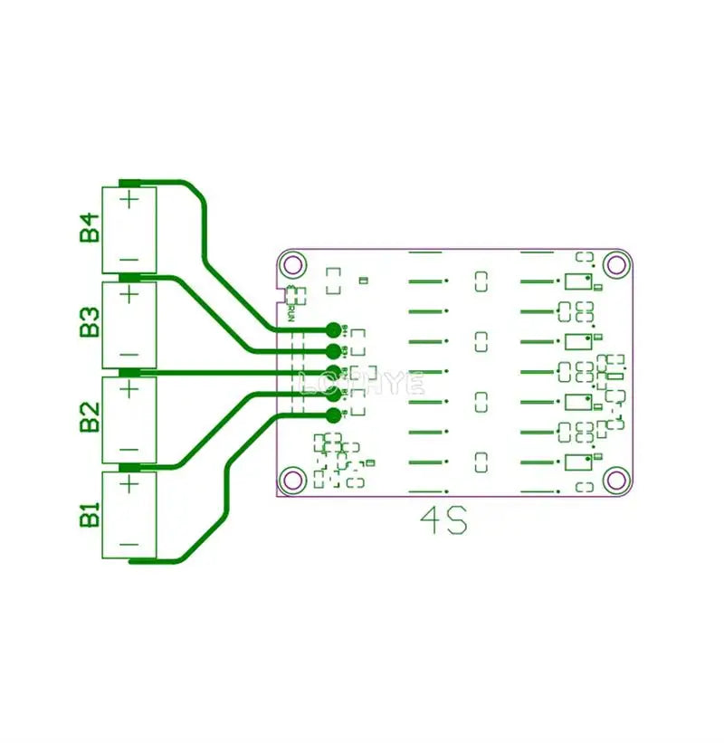 5A Active Battery Equalizer Balancer Board 3S 4S 6S 8S BMS Battery Balancer Board Axl