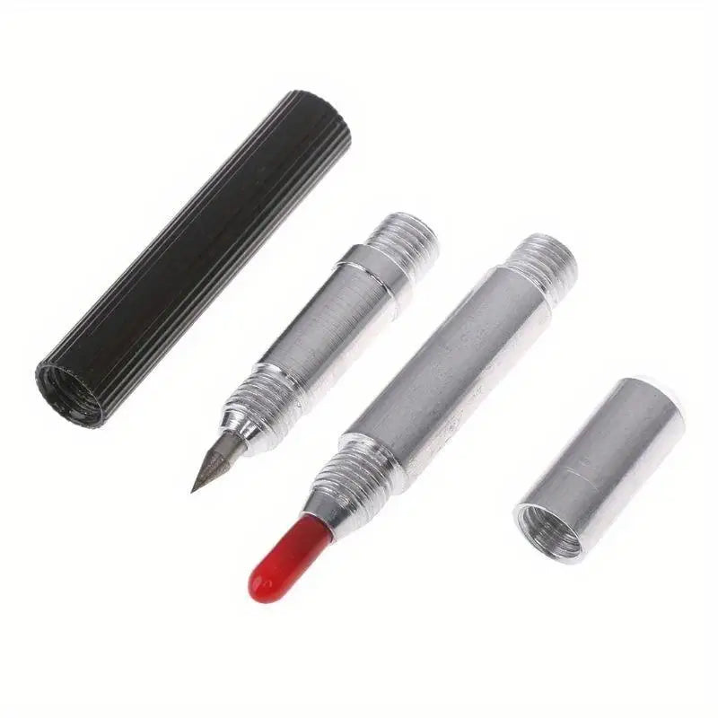 2-Pack Double-End Tungsten Steel Scriber Pen – 137mm Tool Scriber Marking Tool Axl