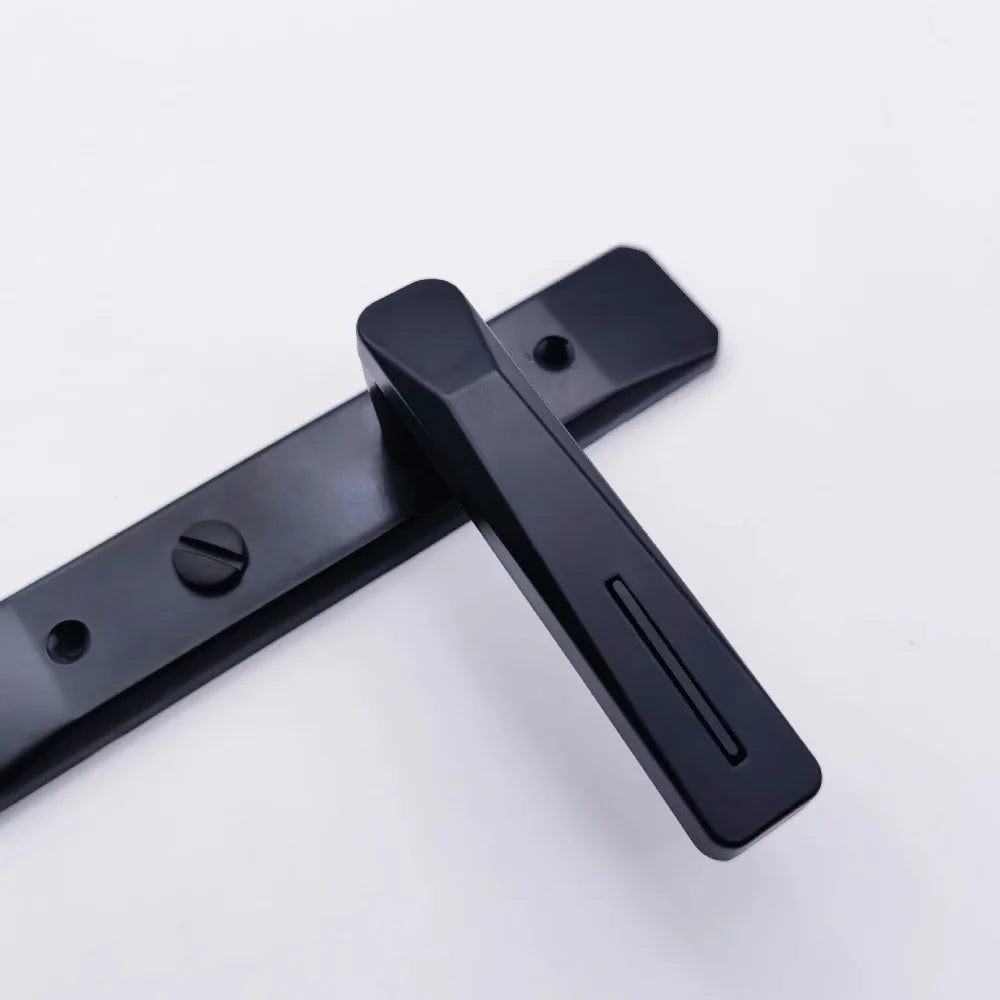 Keyless Bathroom Door Lock – Single Tongue Thickened Handle Door Handle Lock Axl
