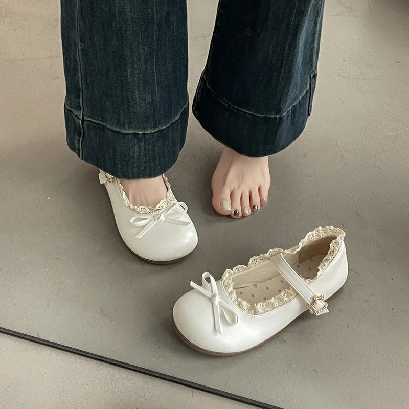 Women's Ballet Flats – Soft Round Toe Casual Ballerina Shoes Ballet Flats Axl
