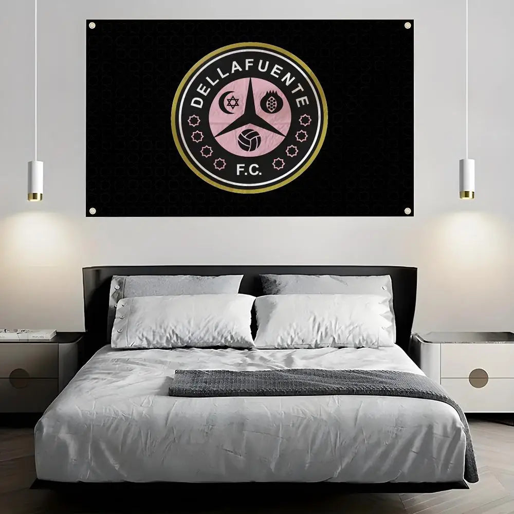 D-Dellafuente Fan Flag – Wall Décor & Concert Banner Fan Art Flag Axl