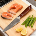 67-Layer Damascus Steel Kitchen Knife – Slicing & Peeling Damascus Kitchen Knife Axl Kitchen Knife