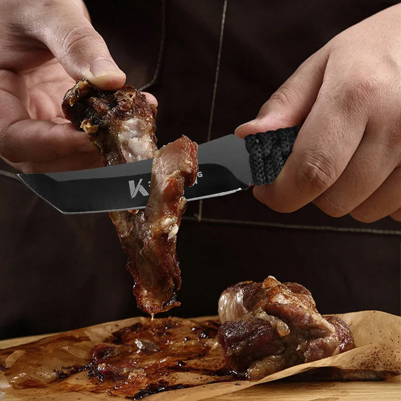 InLeung Stainless Steel Boning Knife – Sharp Wood Handle Chef Knife Boning Knife Axl