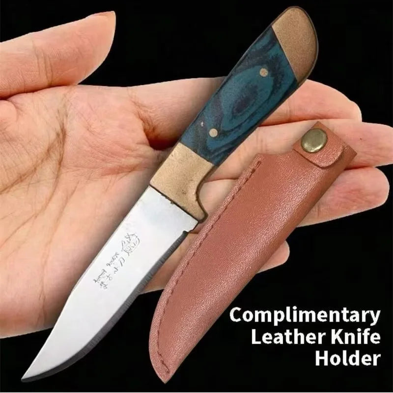 Mini Portable Stainless Steel Fruit & Steak Knife with Sheath Portable Utility Knife Axl