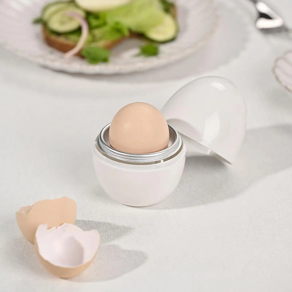Microwave Egg Steamer & Boiler Cooker – Soft or Hard Eggs Fast Microwave Egg Cooker Axl