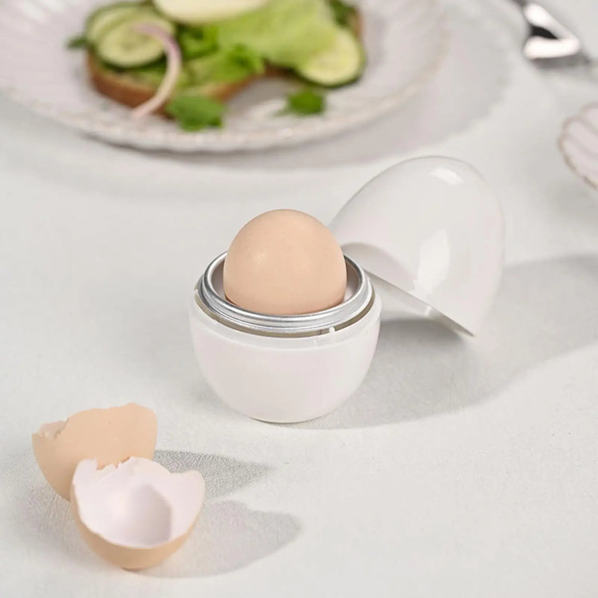 Microwave Egg Steamer & Boiler Cooker – Soft or Hard Eggs Fast Microwave Egg Cooker Axl