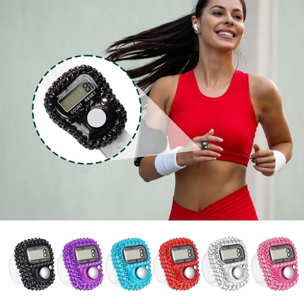 Digital Finger Ring Tally Counter – LCD Tasbih Prayer Clicker Digital Tally Counter Axl