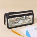 Double-Layer Transparent Waterproof Pencil Case | Large Capacity Pencil Case Axl Black