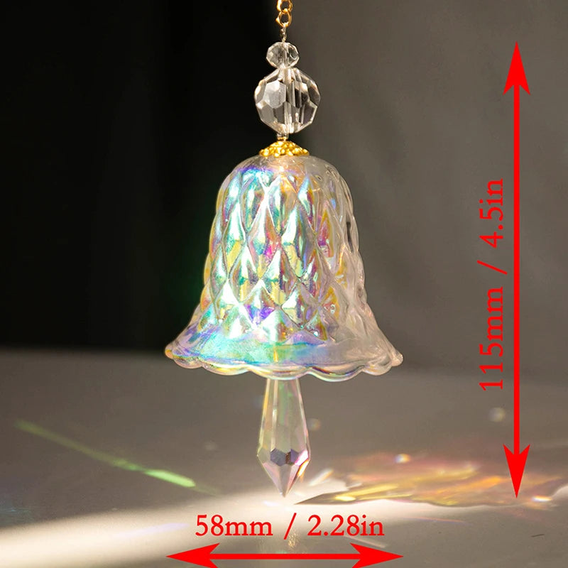 Crystal Rainbow Suncatcher Wind Chime – Glass Prism Decor Hanging Suncatcher Axl