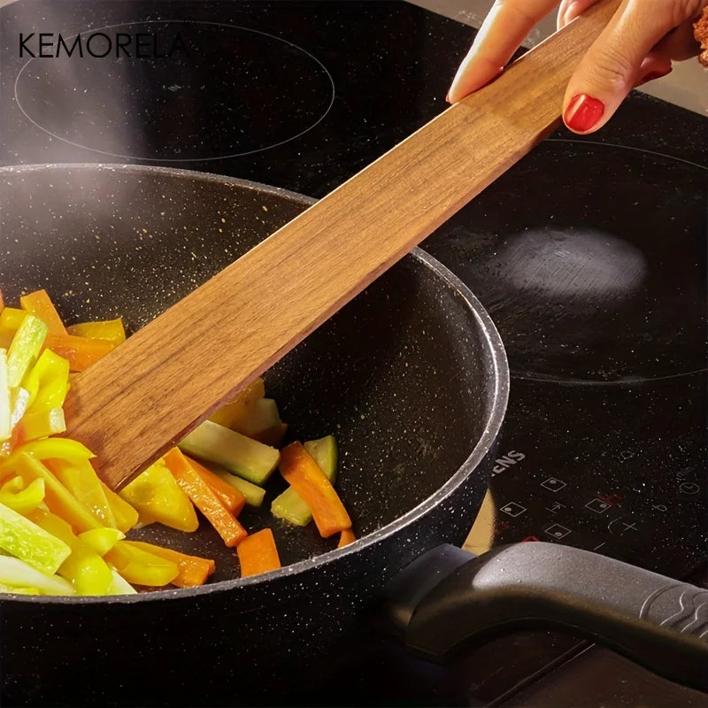 Teak Wood Triangular Cooking Spatula – Kitchen & Camping Tool Wooden Cooking Spatula Axl